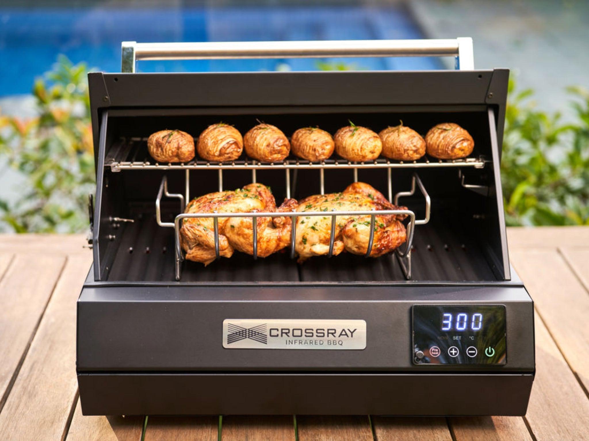 CROSSRAY eXtreme Electric BBQ with Trolley