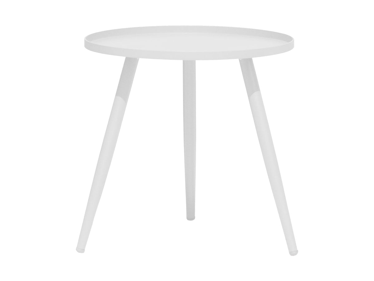 Yea Steel Outdoor Side Table Set — White FurnitureOkay®