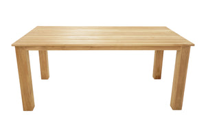 Solid teak table
