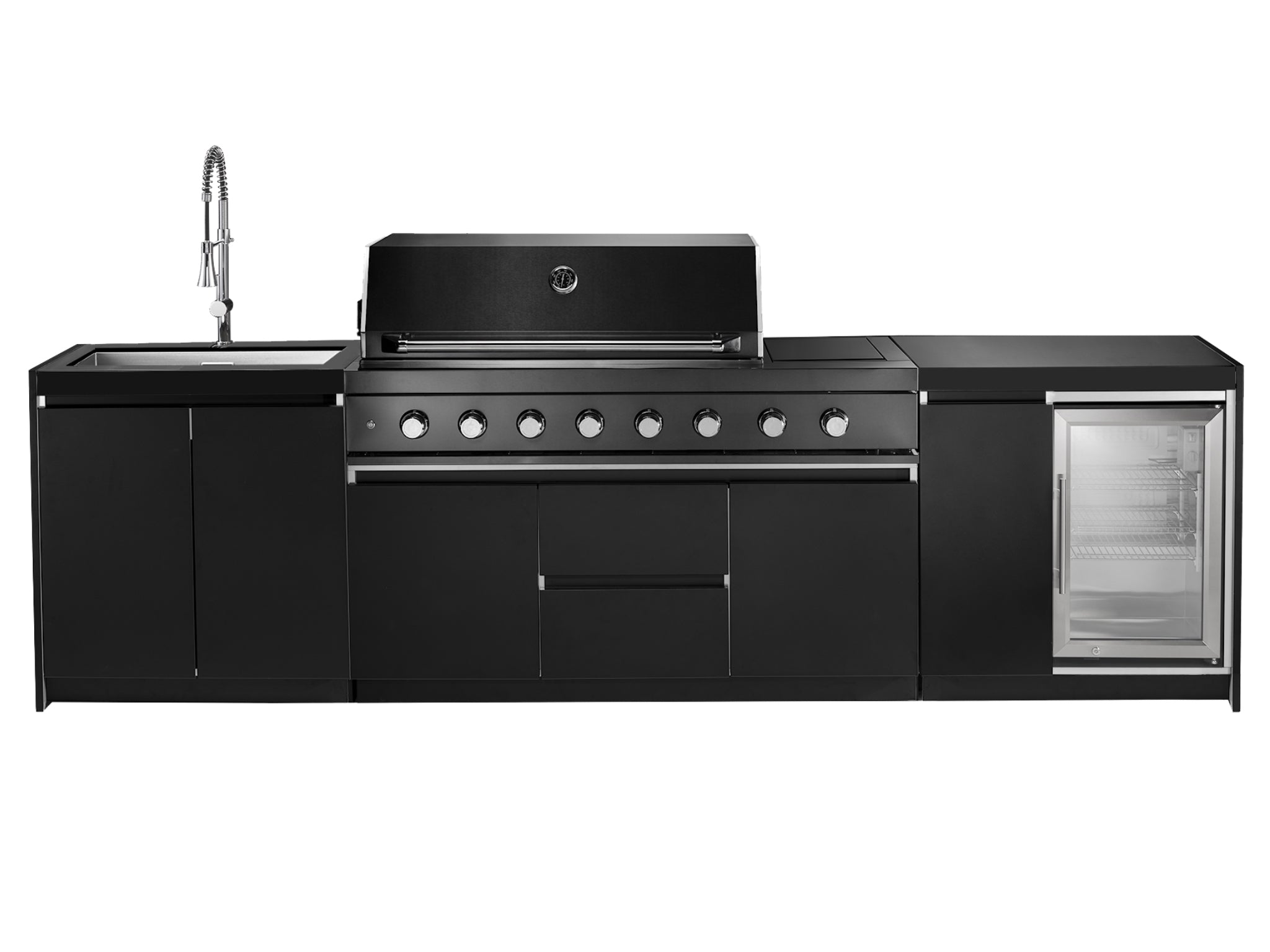 Adbo World Aspire 6-Burner BBQ Outdoor Kitchen | FurnitureOkay®