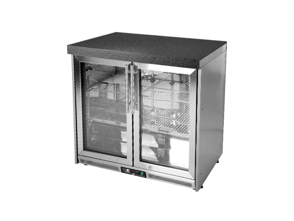 Adbo World Aspire Double Door Fridge with Cabinet