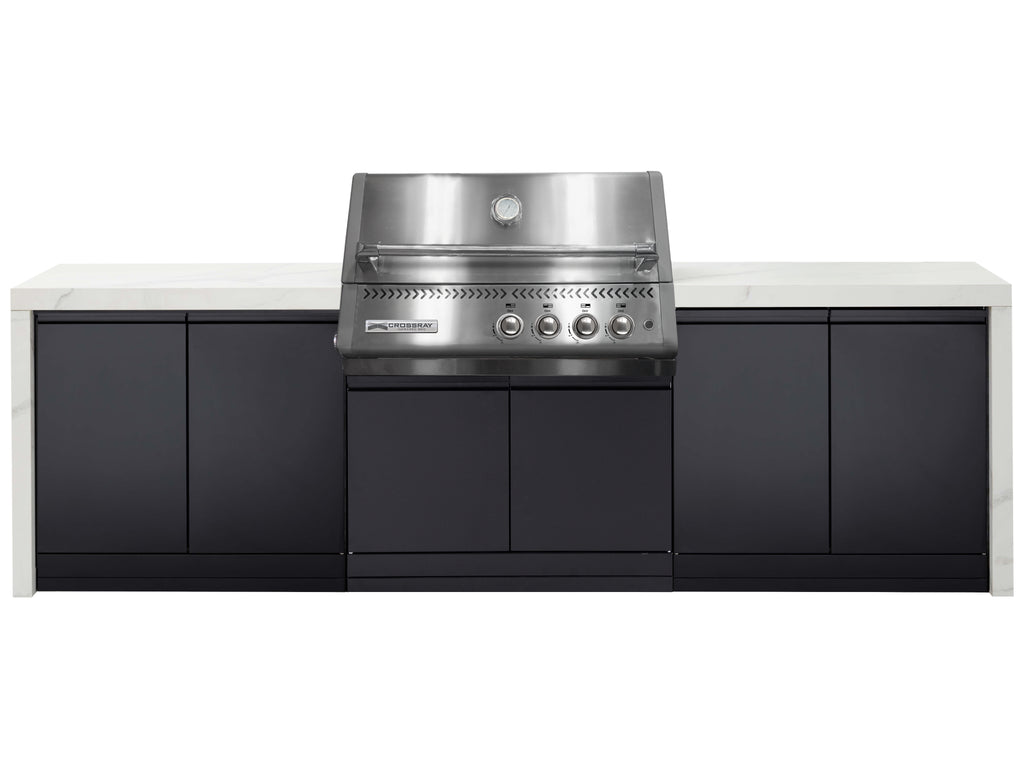 CROSSRAY Premium XPlor 4-Burner BBQ Outdoor Kitchen