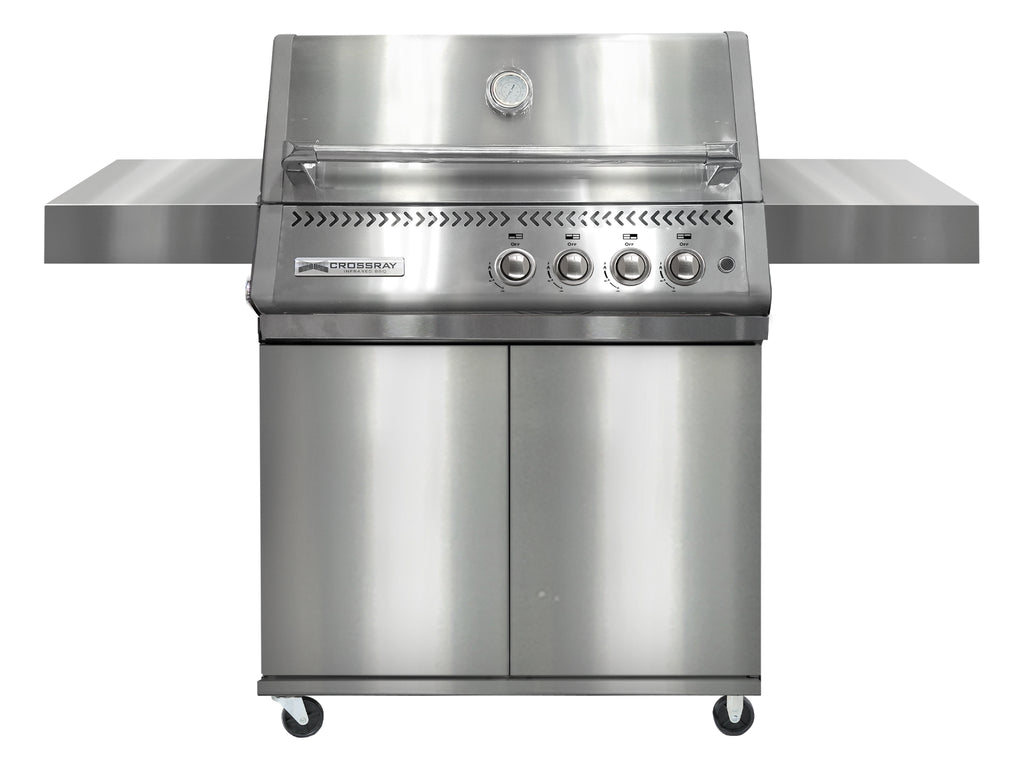 CROSSRAY XPlor 4-Burner Gas BBQ with Trolley