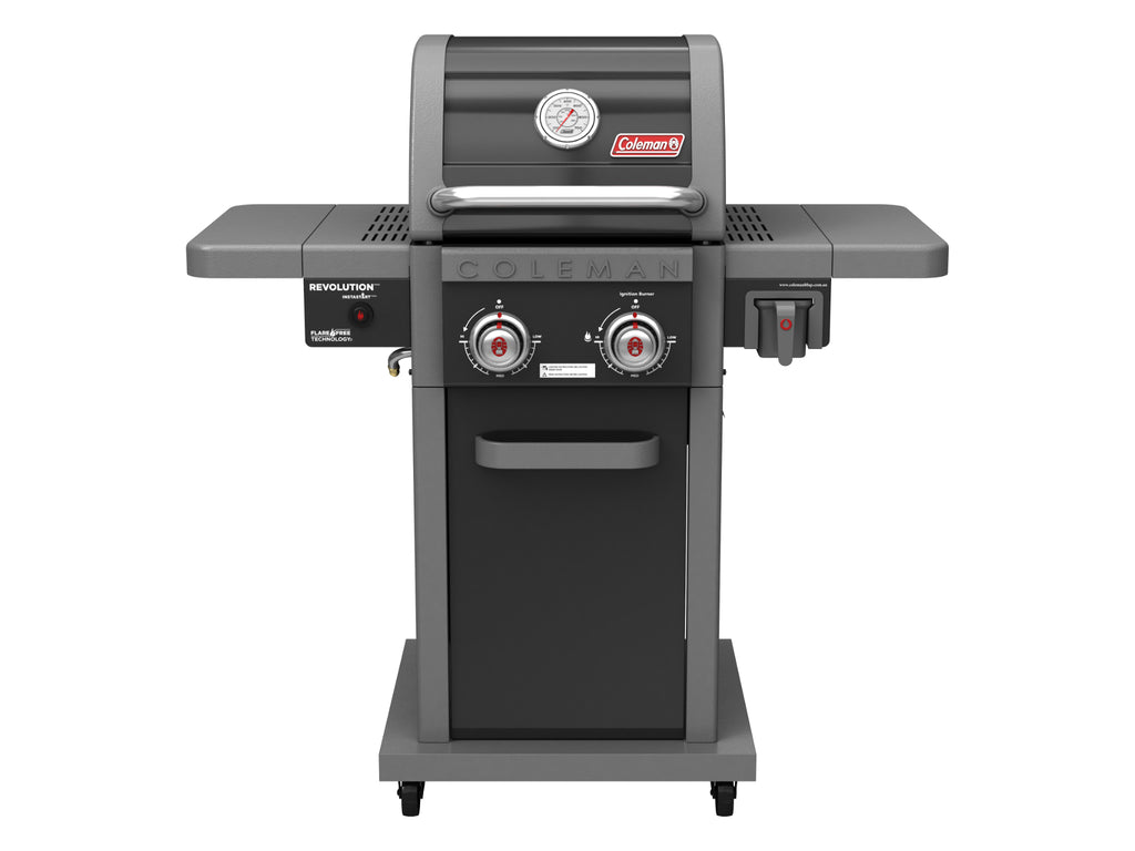 Coleman Revolution 2-Burner Gas BBQ — Black Gloss