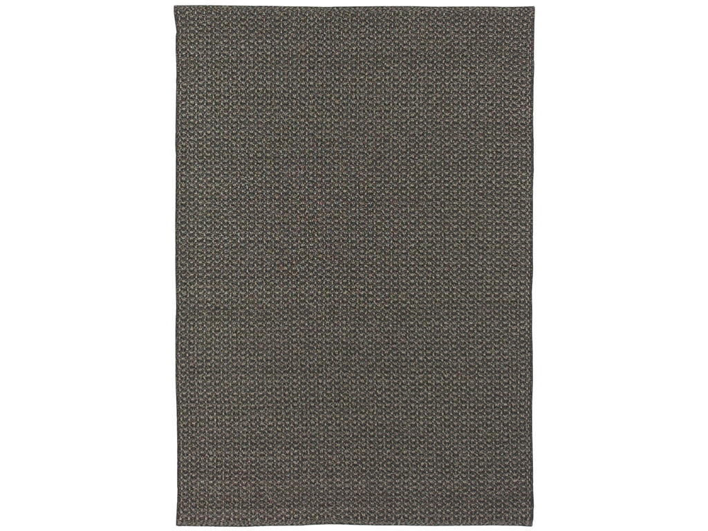 Colorscope Seasons Rustic Weave Outdoor Rug — Black Ink