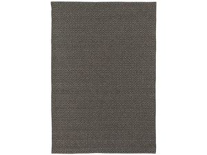 Colorscope Seasons Rustic Weave Outdoor Rug — Black Ink