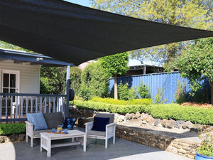 Coolaroo Commercial Grade 3m Square Shade Sail — Graphite