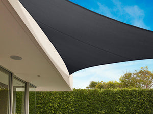 Coolaroo Commercial Grade 3m Triangle Shade Sail — Graphite