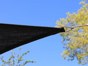 Coolaroo Commercial Grade 3m Triangle Shade Sail — Graphite