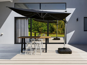 Coolaroo Hampton 3x4m Rectangle Cantilever Umbrella