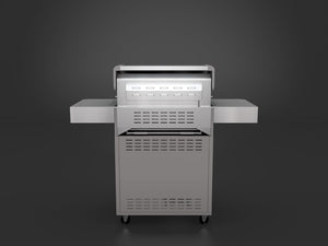 Everdure Hayman 4-Burner Gas BBQ with Trolley — Silver