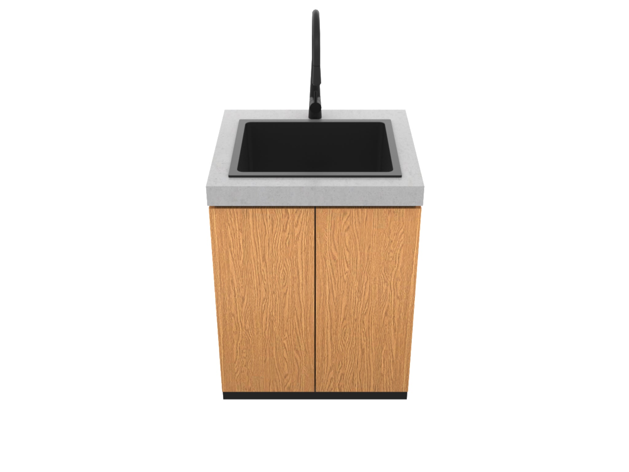 Everdure Seabreeze 3-Burner BBQ Outdoor Kitchen — Natural