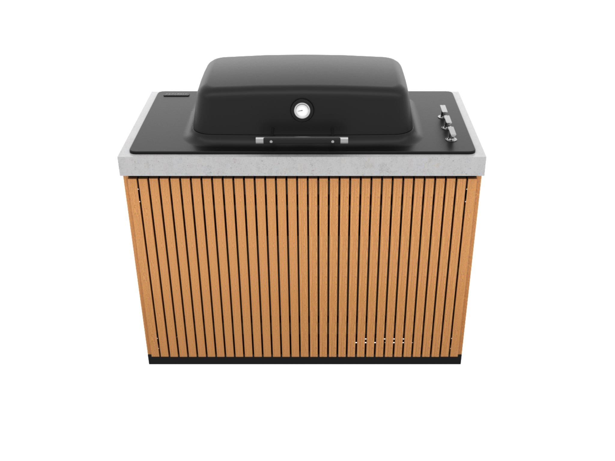 Everdure Seabreeze 3-Burner BBQ Outdoor Kitchen — Natural