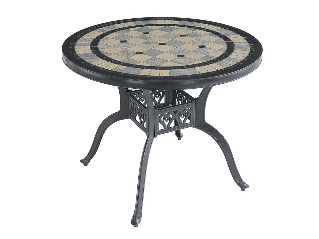 FurnitureOkay Athens Cast Aluminium Outdoor Dining Table (94cm Round)