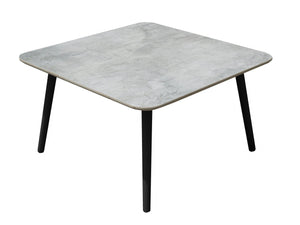 FurnitureOkay Bayview Ceramic Outdoor Coffee Table — Charcoal
