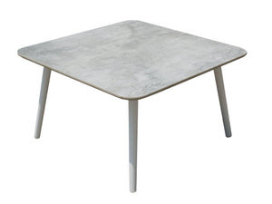 FurnitureOkay Bayview Ceramic Outdoor Coffee Table — White