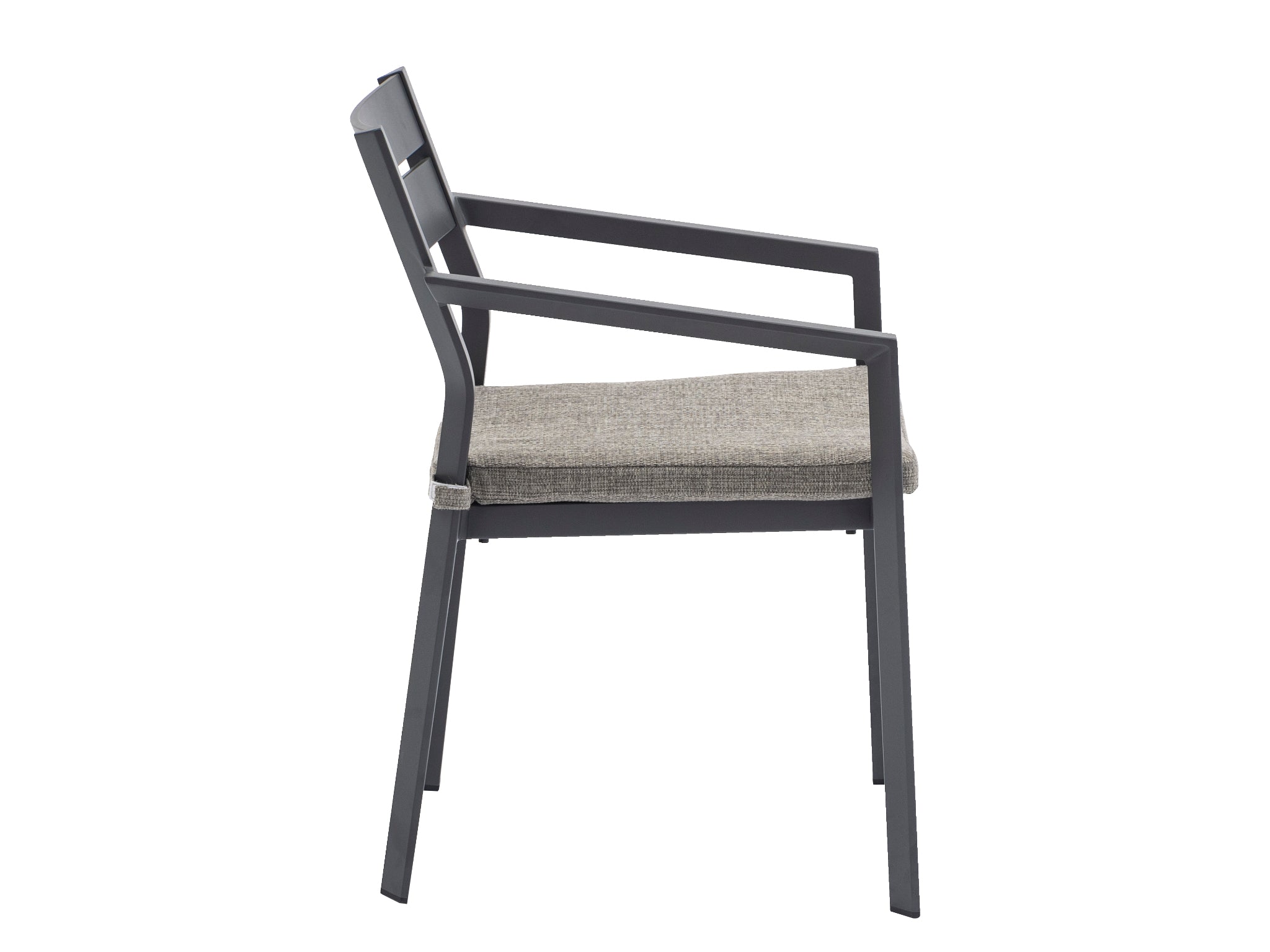 FurnitureOkay Bondi-Mosman 9-Piece Ceramic Outdoor Extendable Dining Setting — Charcoal