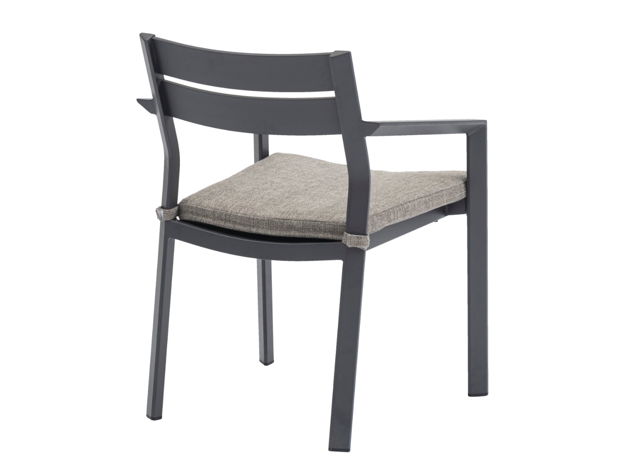 FurnitureOkay Bondi-Mosman 9-Piece Ceramic Outdoor Extendable Dining Setting — Charcoal