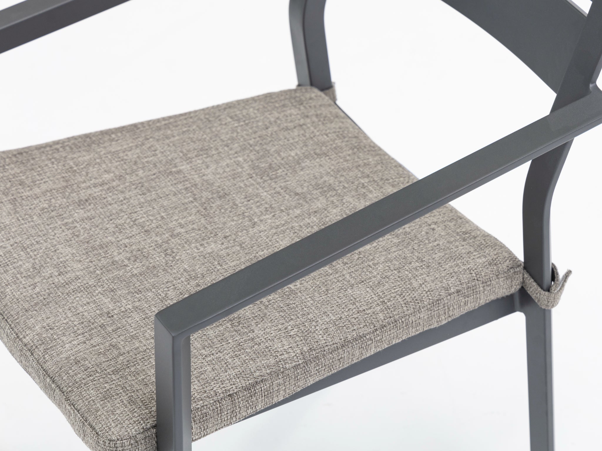 FurnitureOkay Bondi-Mosman 9-Piece Ceramic Outdoor Extendable Dining Setting — Charcoal