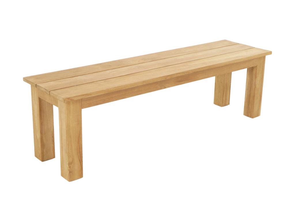 FurnitureOkay Brooklyn Teak Outdoor Bench (150cm)