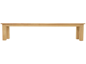 FurnitureOkay Brooklyn Teak Outdoor Bench (210cm)