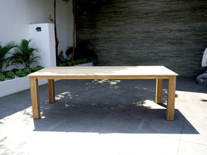 FurnitureOkay Brooklyn Teak Outdoor Dining Table (240x100cm)