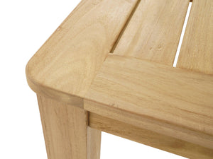 FurnitureOkay Darby Teak Outdoor Dining Table (100x100cm)