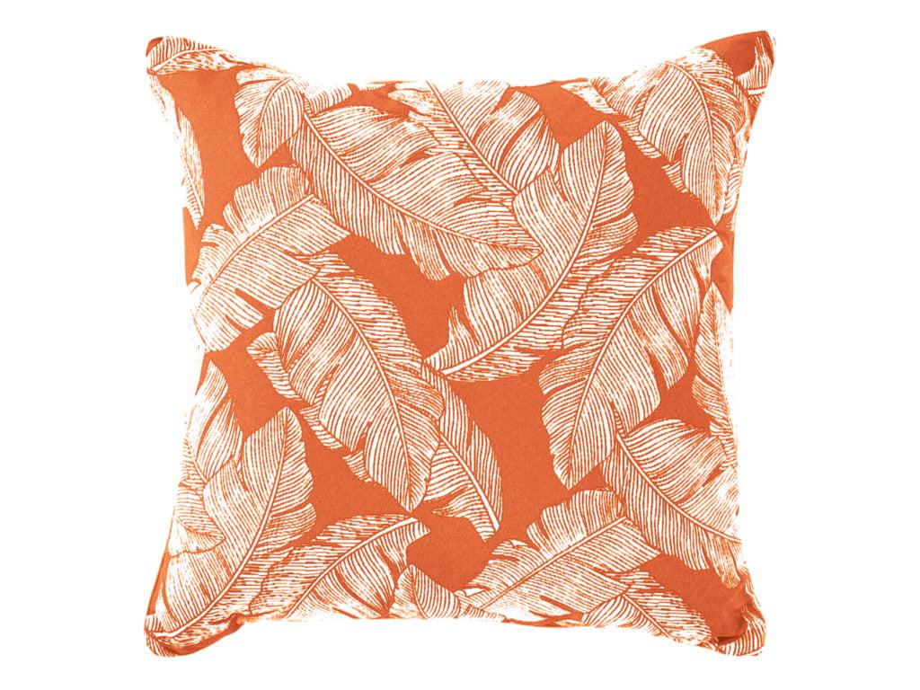 FurnitureOkay Embroidered Leaf Pattern Outdoor Cushion Cover