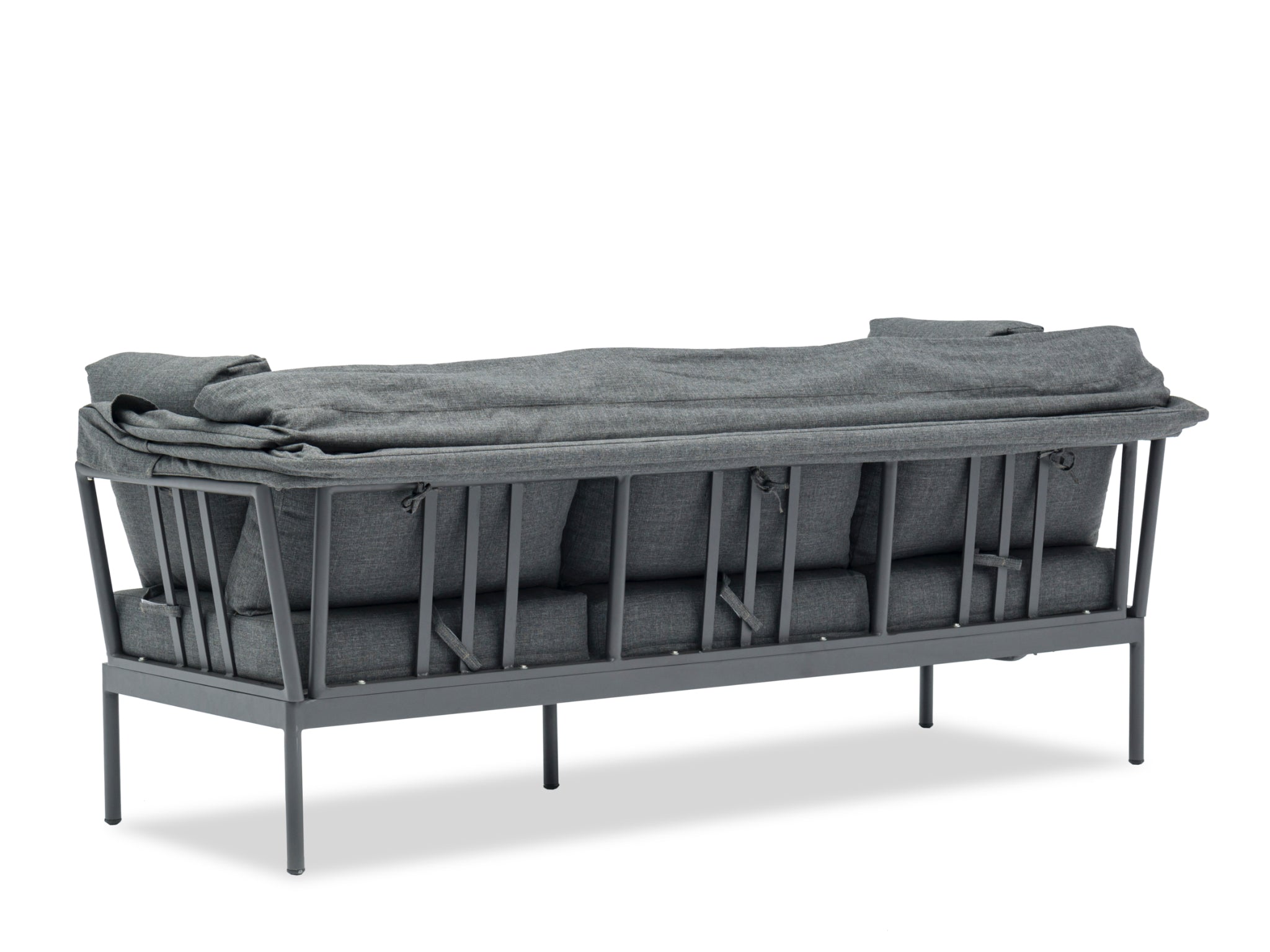 FurnitureOkay Florence Aluminium Outdoor Multi-Function Daybed — Charcoal