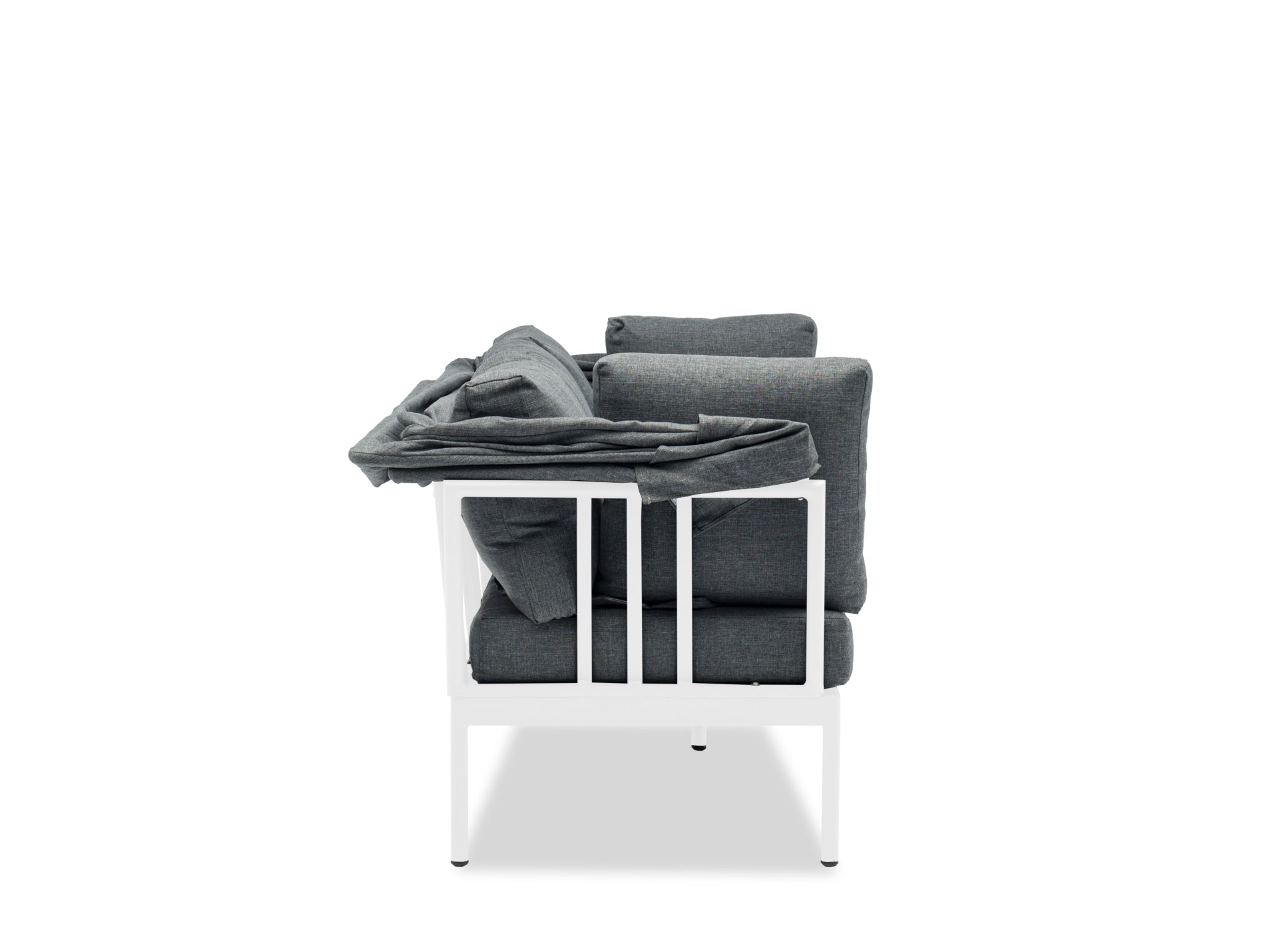 FurnitureOkay Florence Aluminium Outdoor Multi-Function Daybed — White