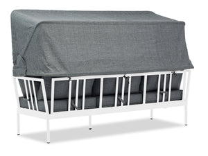 FurnitureOkay Florence Aluminium Outdoor Multi-Function Daybed — White