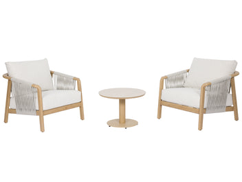 FurnitureOkay Gstaad-Lyons 3-Piece Sintered Stone Outdoor Balcony Setting