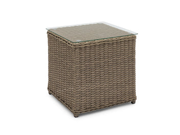 FurnitureOkay Liverpool 3-Piece Wicker Outdoor Balcony Setting