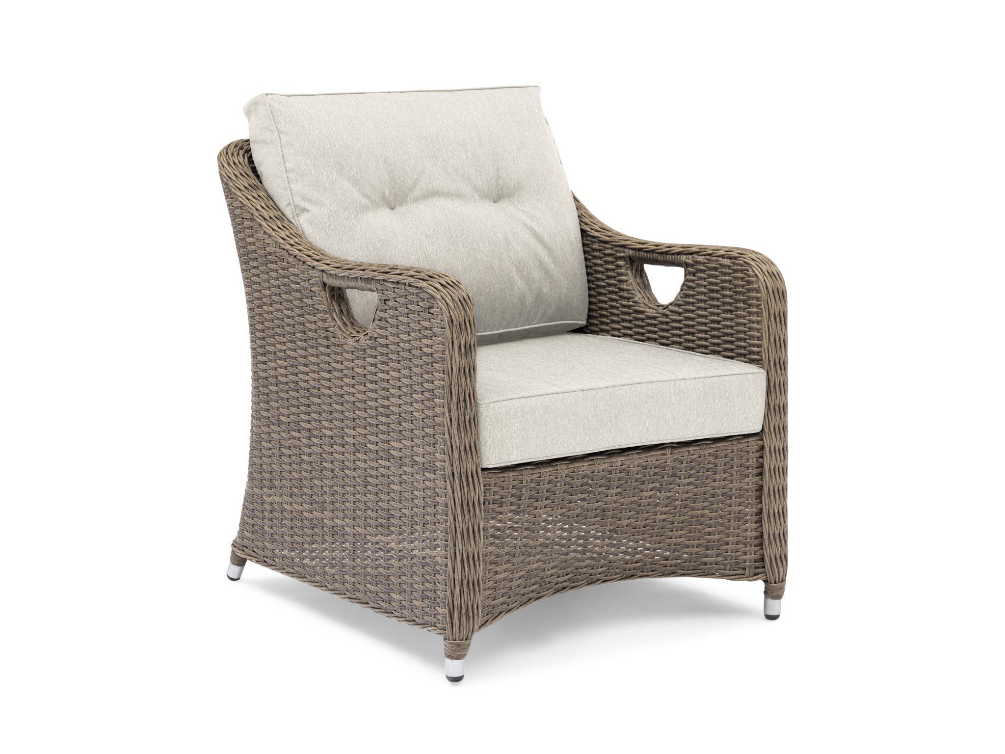 FurnitureOkay Liverpool 5-Piece Wicker Outdoor Lounge Setting