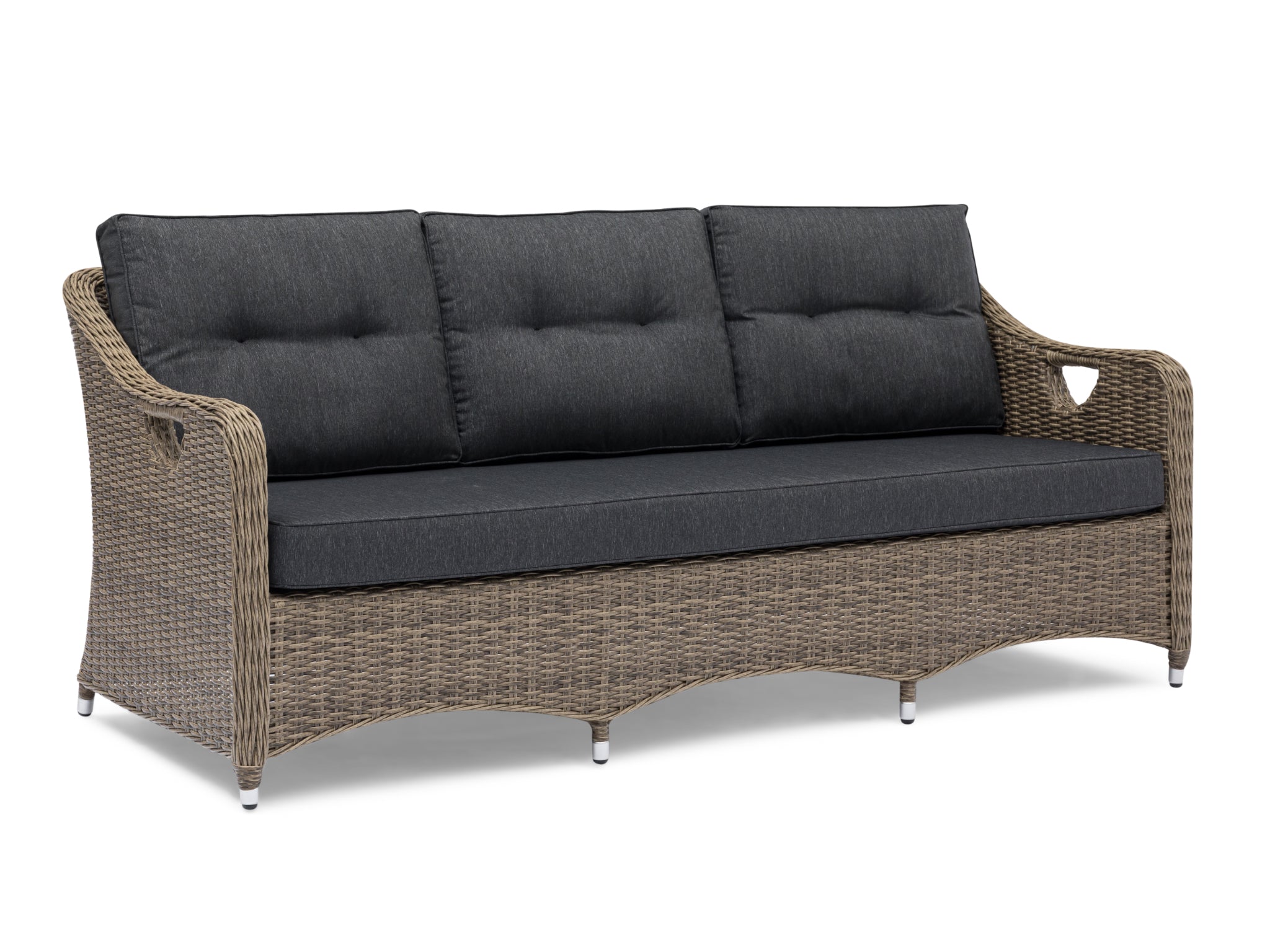 FurnitureOkay Liverpool 5-Piece Wicker Outdoor Lounge Setting