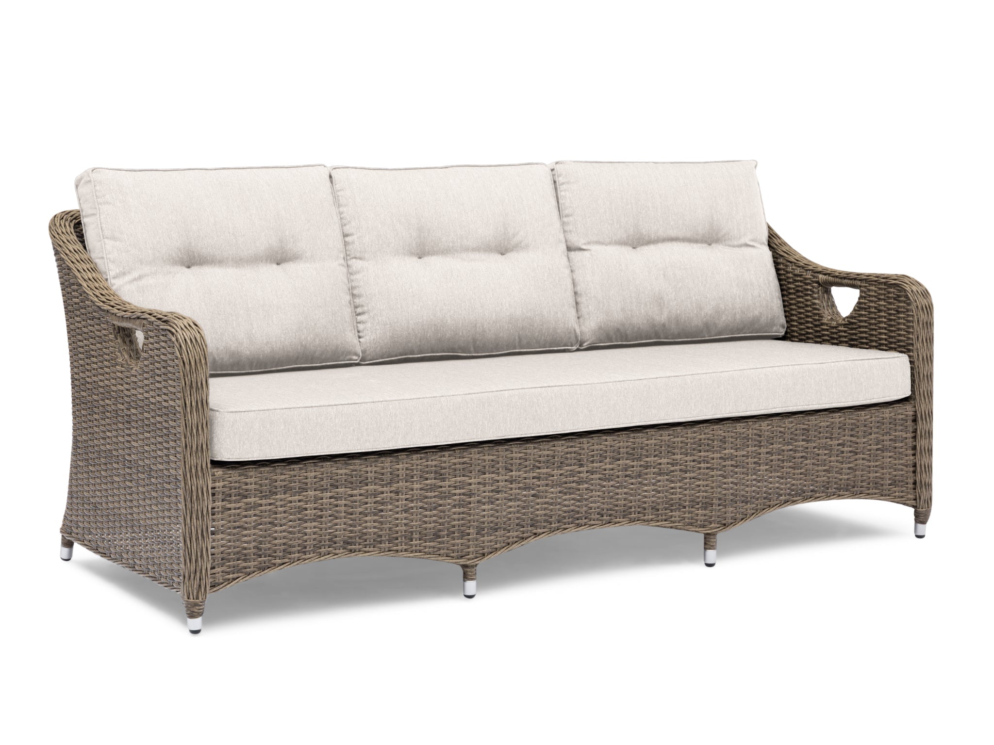 FurnitureOkay Liverpool 5-Piece Wicker Outdoor Lounge Setting