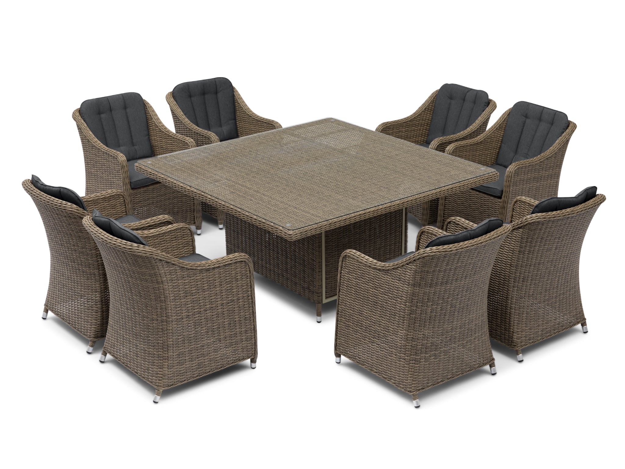 6 seater wicker shop outdoor setting