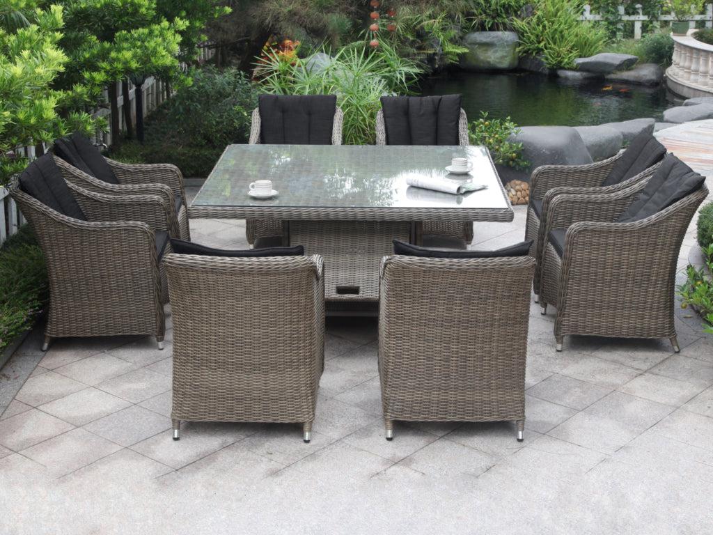 Lounge set wicker deals
