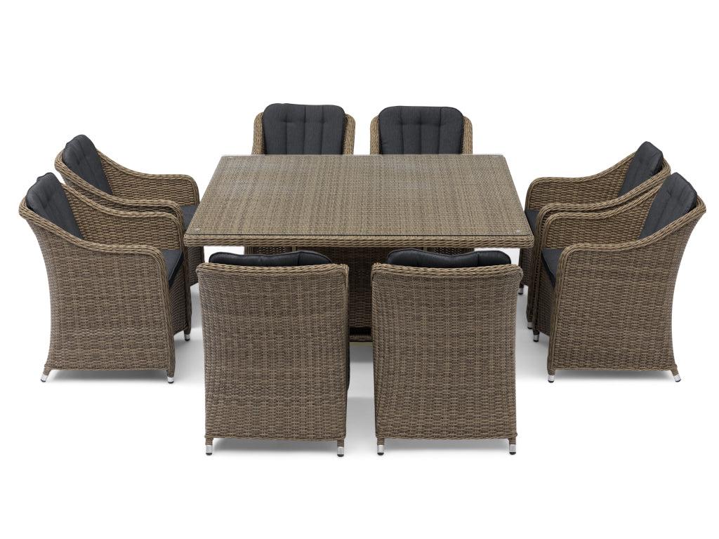 8 seater wicker outdoor setting online