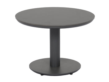 FurnitureOkay Lyons Sintered Stone Outdoor Side Table — Charcoal