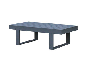 FurnitureOkay Manly 5-Piece Aluminium Outdoor Modular Lounge Setting — Charcoal