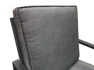 FurnitureOkay Manly Aluminium Outdoor Dining Chair — Charcoal