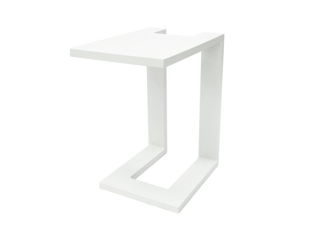 FurnitureOkay Manly Aluminium Outdoor Side Table — White