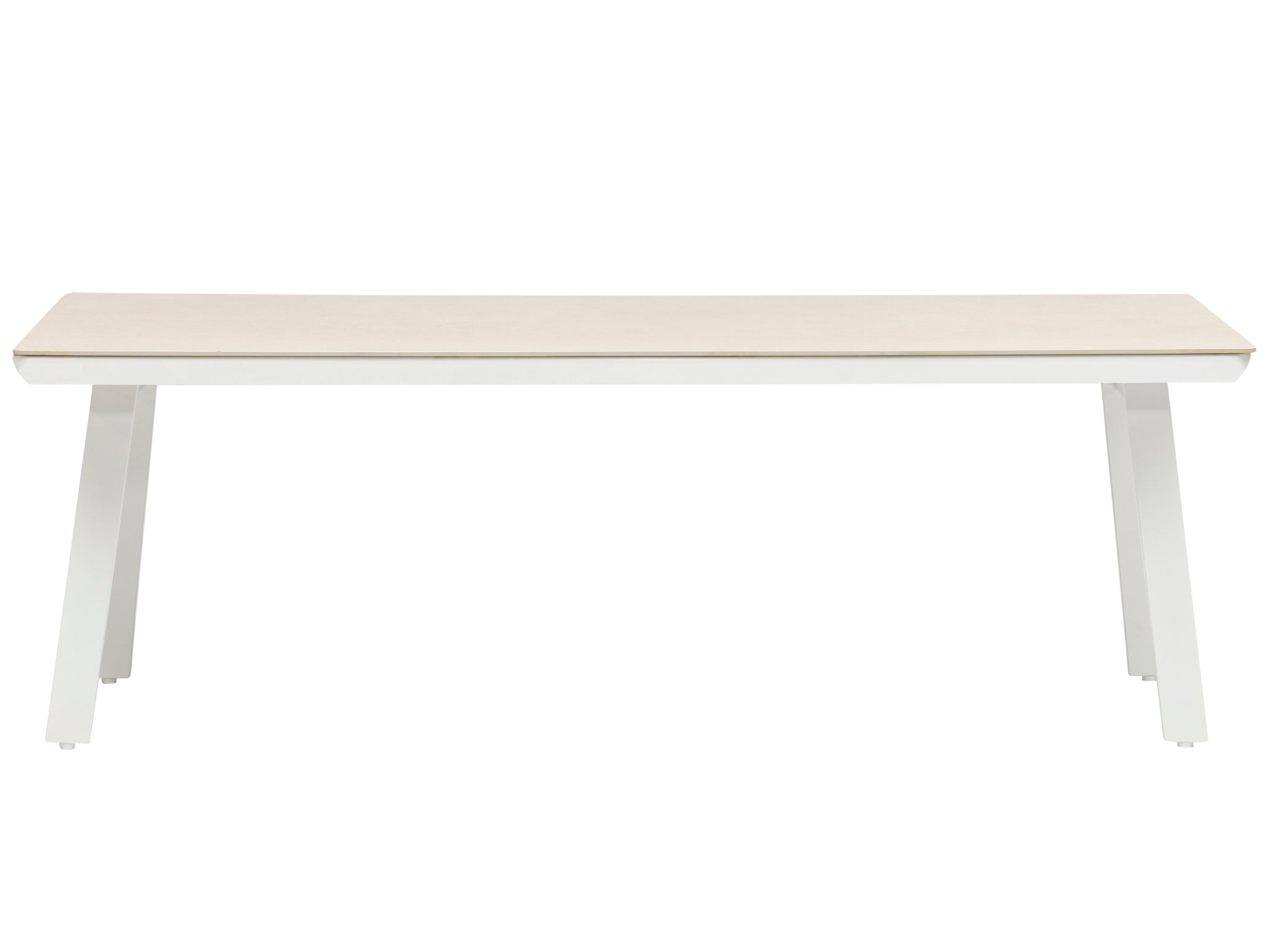 FurnitureOkay Marina-Capri 9-Piece Sintered Stone Outdoor Dining Setting — White