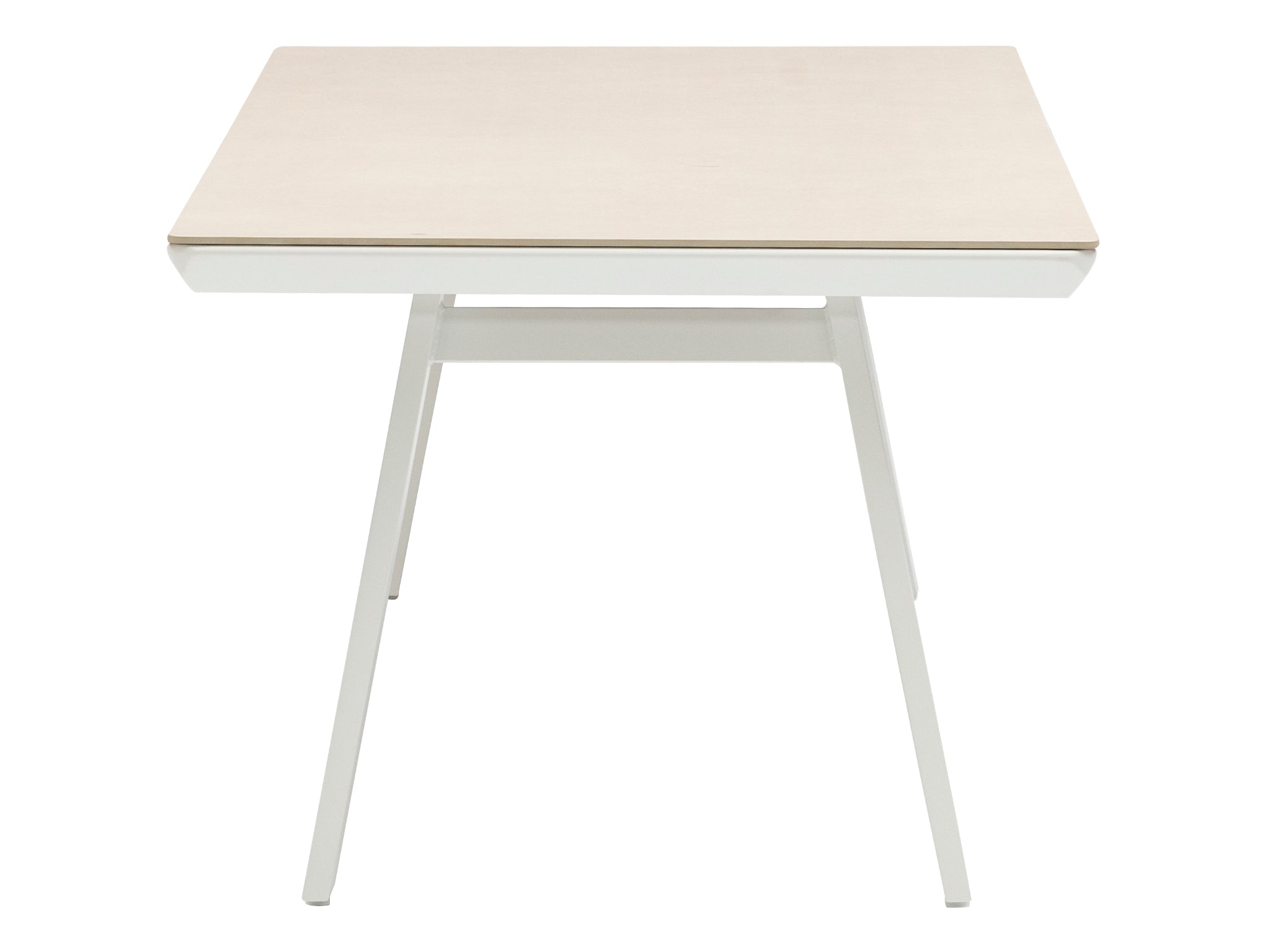 FurnitureOkay Marina-Capri 9-Piece Sintered Stone Outdoor Dining Setting — White