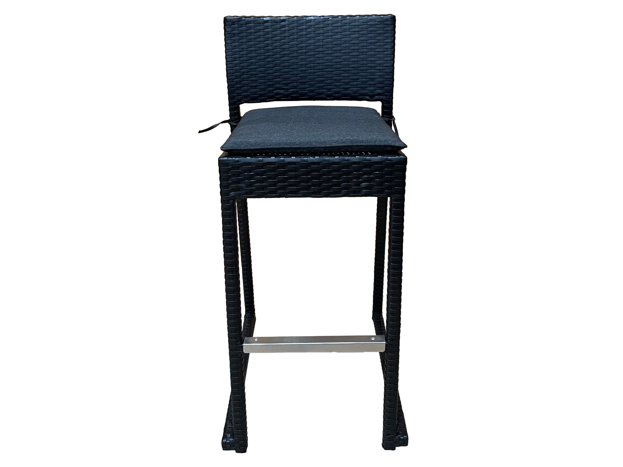 FurnitureOkay Milan Wicker Outdoor Bar Stool