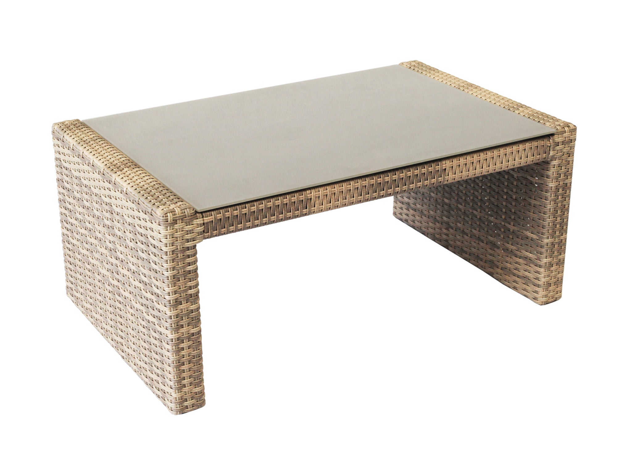 FurnitureOkay Positano Wicker Outdoor Coffee Table