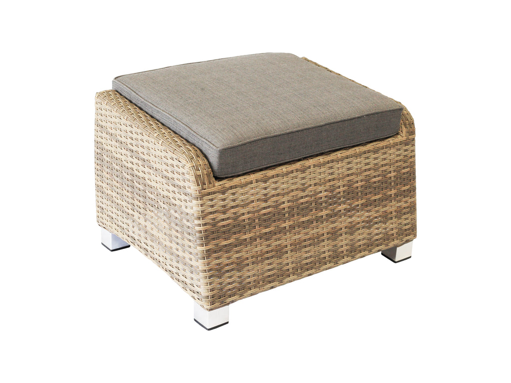 FurnitureOkay Positano Wicker Outdoor Ottoman