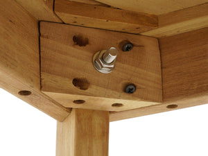 FurnitureOkay Salem Teak Outdoor Side Table
