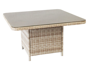 FurnitureOkay Sorrento Wicker Outdoor Low Dining Table
